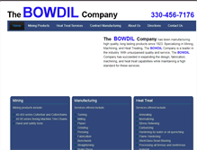 Tablet Screenshot of bowdil.com